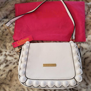 Catherine Malandrino White Shoulder Purse